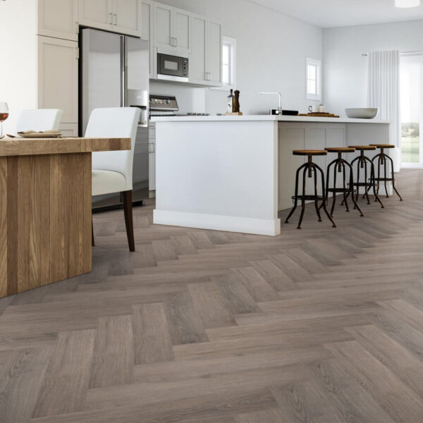 8.3mm Luxury Vinyl Herringbone Pattern- Sandy Ridge - Image 3